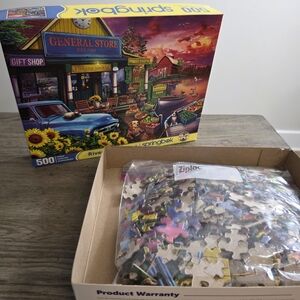Riverside Market - 500 Piece Jigsaw Puzzle